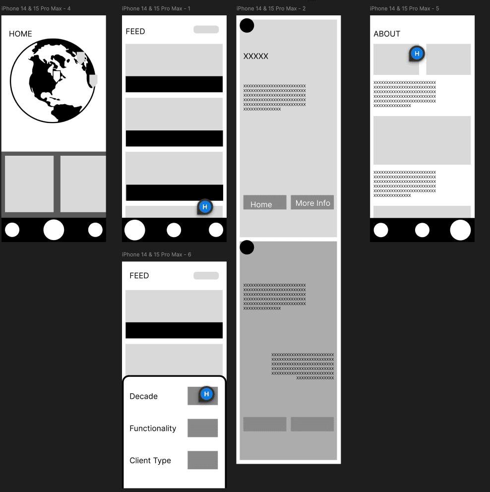 Digital Wireframes